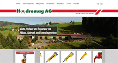 Desktop Screenshot of hydremag.ch